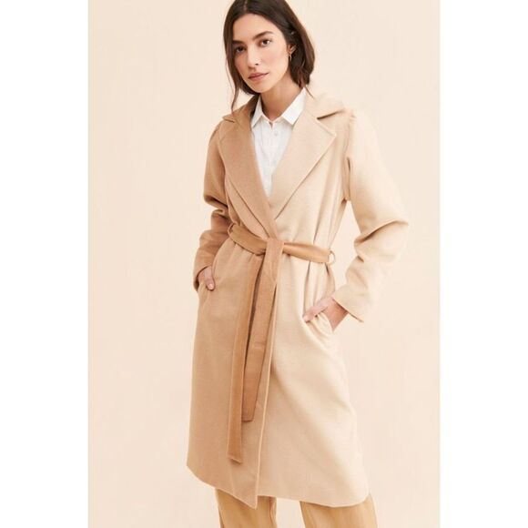Anthropologie Du Paradis Two Tone Oversized Overcoat Size 3x - Picture 3 of 14